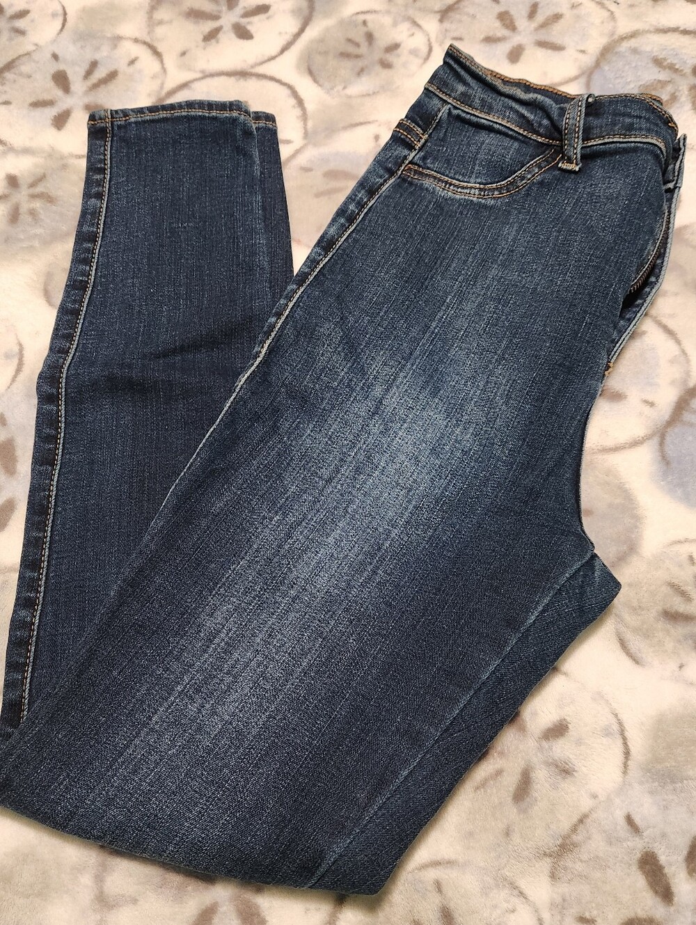 Fashion Nova Women's Dark Blue Skinny Jeans